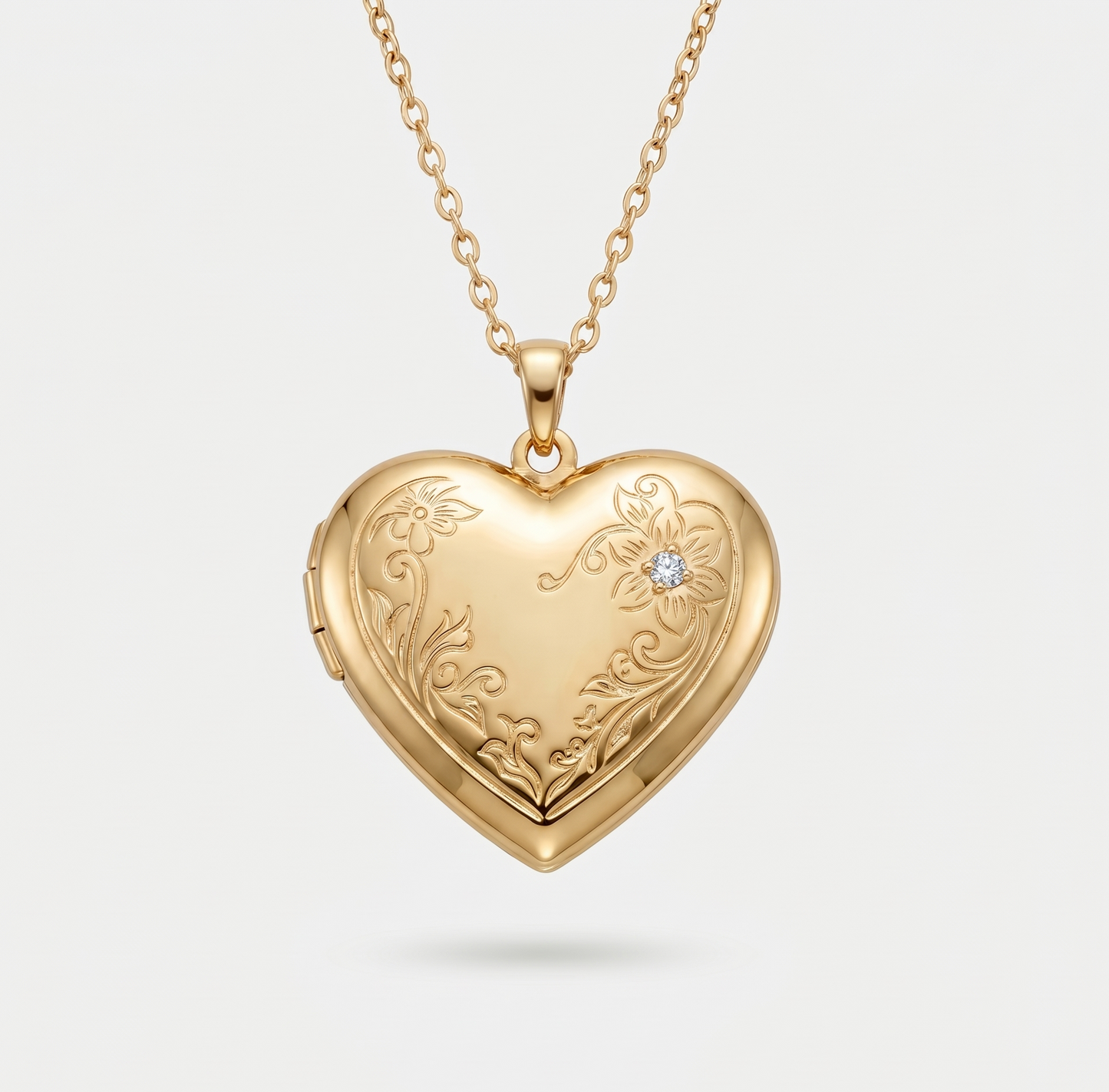 Collier en acier inoxydable doré